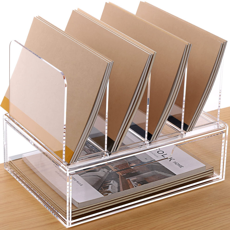 Acrylic desk organizers discount